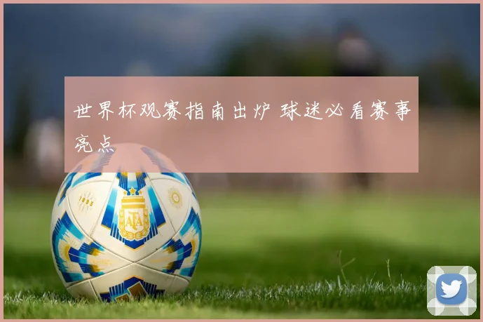 世界杯观赛指南出炉 球迷必看赛事亮点
