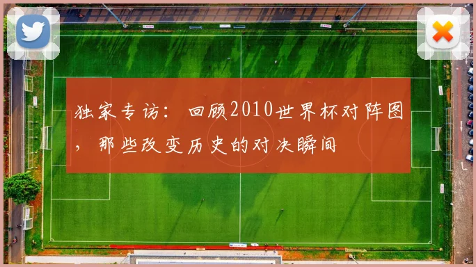 独家专访：回顾2010世界杯对阵图，那些改变历史的对决瞬间
